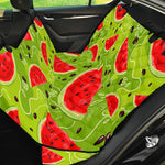 Yummy Watermelon Pieces Pattern Print Pet Car Back Seat Cover