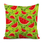 Yummy Watermelon Pieces Pattern Print Pillow Cover