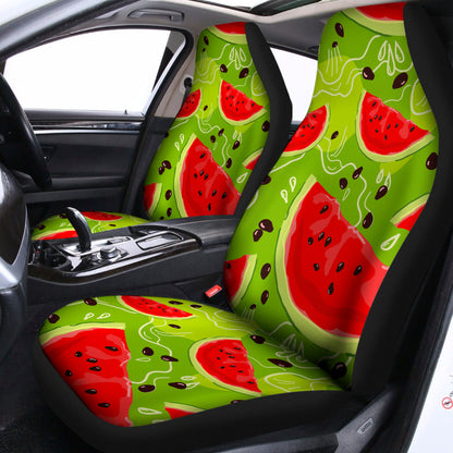 Yummy Watermelon Pieces Pattern Print Universal Fit Car Seat Covers