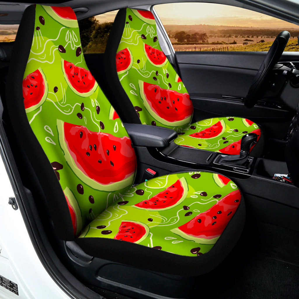 Yummy Watermelon Pieces Pattern Print Universal Fit Car Seat Covers