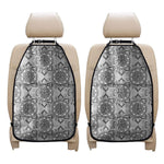 Zentangle Floral Pattern Print Car Seat Organizers