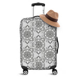 Zentangle Floral Pattern Print Luggage Cover
