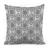 Zentangle Floral Pattern Print Pillow Cover