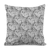 Zentangle Flower Pattern Print Pillow Cover