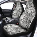 Zentangle Flower Pattern Print Universal Fit Car Seat Covers