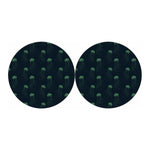 Zentangle Jellyfish Pattern Print Car Coasters