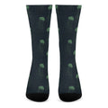 Zentangle Jellyfish Pattern Print Crew Socks