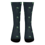 Zentangle Jellyfish Pattern Print Crew Socks