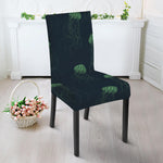 Zentangle Jellyfish Pattern Print Dining Chair Slipcover