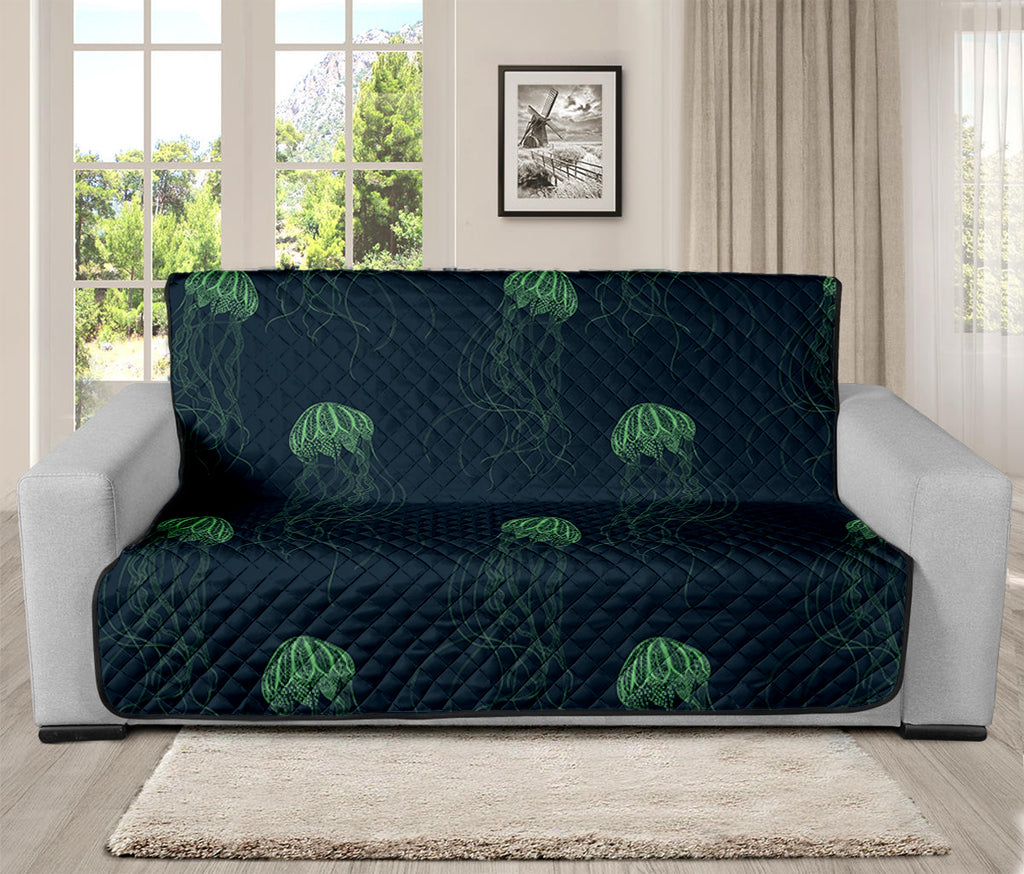 Zentangle Jellyfish Pattern Print Futon Protector