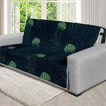 Zentangle Jellyfish Pattern Print Futon Protector