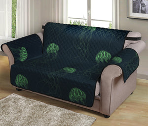 Zentangle Jellyfish Pattern Print Loveseat Protector