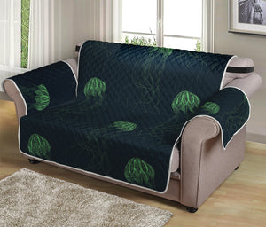 Zentangle Jellyfish Pattern Print Loveseat Protector