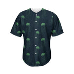 Zentangle Jellyfish Pattern Print Men's Baseball Jersey