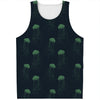 Zentangle Jellyfish Pattern Print Men's Tank Top