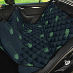 Zentangle Jellyfish Pattern Print Pet Car Back Seat Cover