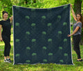Zentangle Jellyfish Pattern Print Quilt