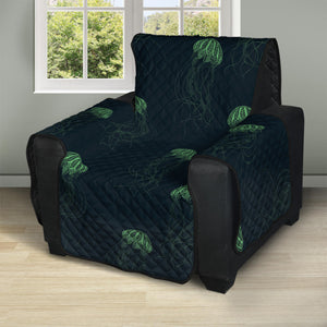 Zentangle Jellyfish Pattern Print Recliner Protector