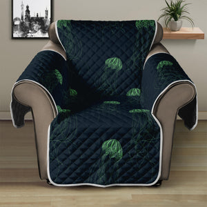 Zentangle Jellyfish Pattern Print Recliner Protector