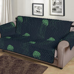 Zentangle Jellyfish Pattern Print Sofa Protector