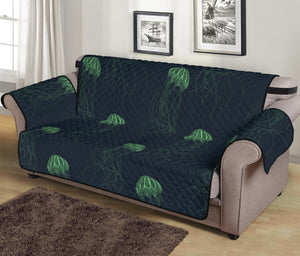 Zentangle Jellyfish Pattern Print Sofa Protector