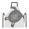 Zentangle Sea Turtle Print Apron