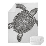 Zentangle Sea Turtle Print Blanket