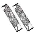 Zentangle Sea Turtle Print Car Seat Belt Covers
