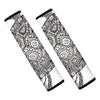 Zentangle Sea Turtle Print Car Seat Belt Covers