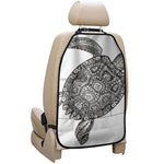 Zentangle Sea Turtle Print Car Seat Organizers