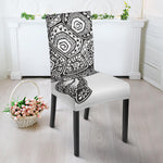 Zentangle Sea Turtle Print Dining Chair Slipcover