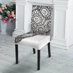 Zentangle Sea Turtle Print Dining Chair Slipcover