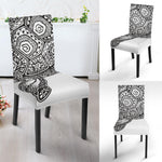Zentangle Sea Turtle Print Dining Chair Slipcover