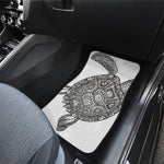Zentangle Sea Turtle Print Front Car Floor Mats