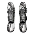 Zentangle Sea Turtle Print Muay Thai Shin Guards