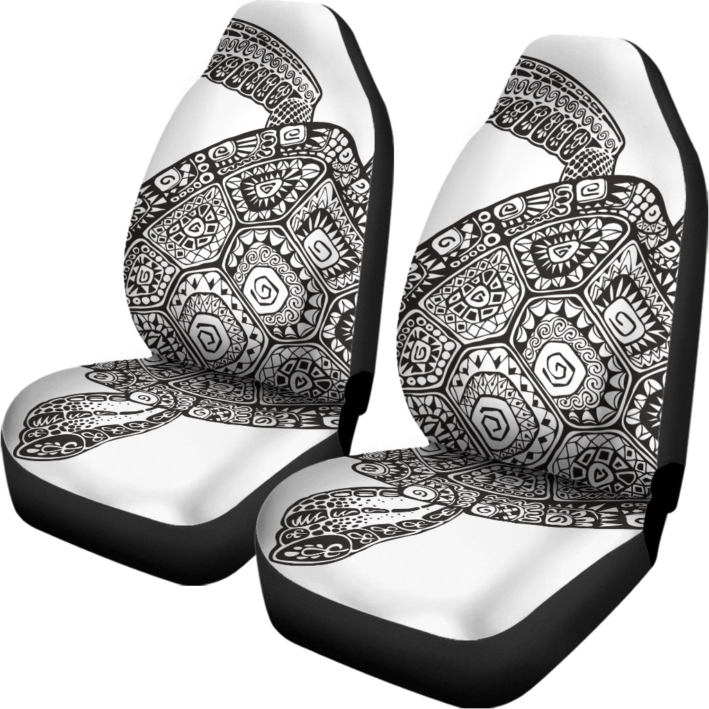 Zentangle Sea Turtle Print Universal Fit Car Seat Covers