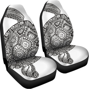 Zentangle Sea Turtle Print Universal Fit Car Seat Covers