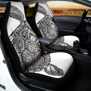 Zentangle Sea Turtle Print Universal Fit Car Seat Covers