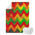 Zig Zag Reggae Pattern Print Blanket
