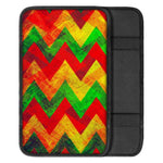 Zig Zag Reggae Pattern Print Car Center Console Cover