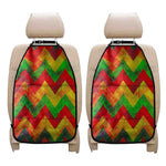 Zig Zag Reggae Pattern Print Car Seat Organizers