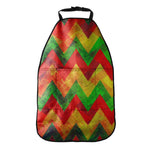 Zig Zag Reggae Pattern Print Car Seat Organizers
