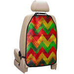 Zig Zag Reggae Pattern Print Car Seat Organizers