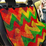 Zig Zag Reggae Pattern Print Pet Car Back Seat Cover