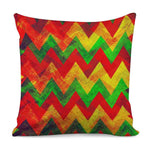 Zig Zag Reggae Pattern Print Pillow Cover