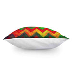 Zig Zag Reggae Pattern Print Pillow Cover