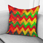 Zig Zag Reggae Pattern Print Pillow Cover