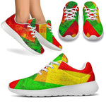 Zig Zag Reggae Pattern Print Sport Shoes GearFrost