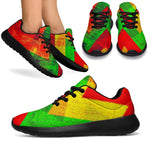 Zig Zag Reggae Pattern Print Sport Shoes GearFrost