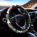 Zig Zag Tropical Pattern Print Car Steering Wheel Cover